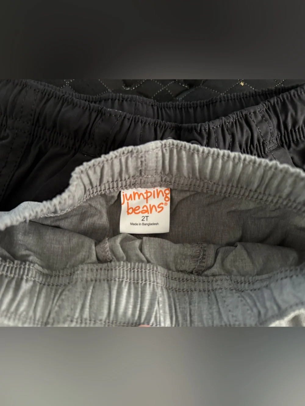 jumping beans Grey, Black & beige Pull-On woven Shorts (price for all 3)
